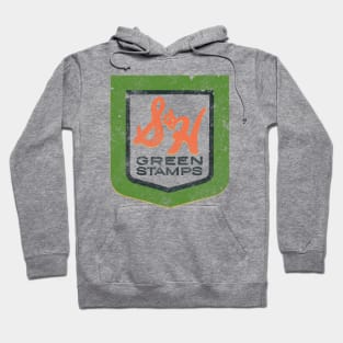 Green Stamps distressed Hoodie